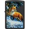 Zippo 2024 Zippo Linda Picken Red Fox, Black Matte,  ZIP-48596 - alternate 1
